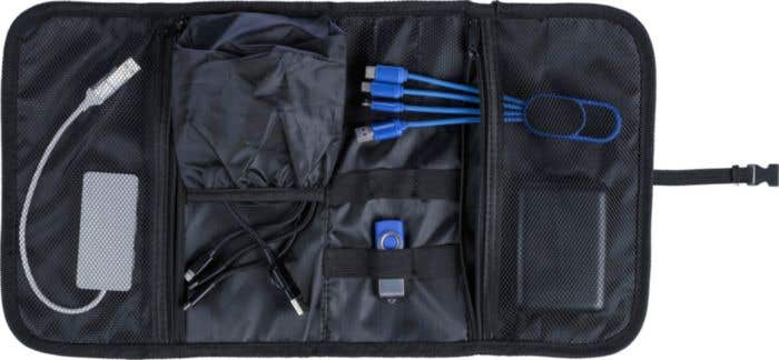 Pochette à câbles Tech Johnny | Roll-top | Fermeture à boucle