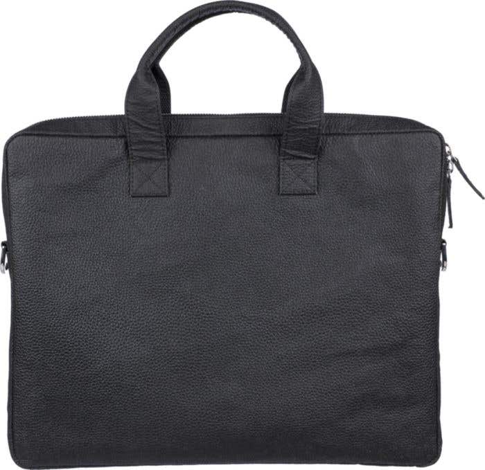 Sacoche pour ordinateur portable Lillian | 2,5 L | Compartiment portable 15" | Cuir végan | Fermeture éclair