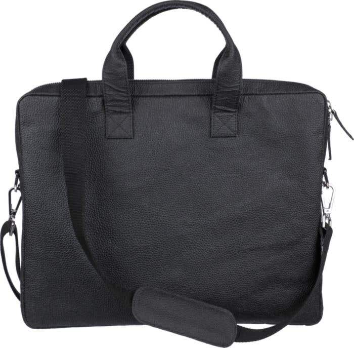 Sacoche pour ordinateur portable Lillian | 2,5 L | Compartiment portable 15" | Cuir végan | Fermeture éclair