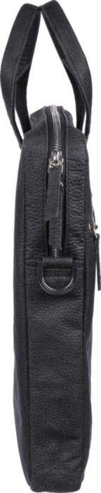 Sacoche pour ordinateur portable Lillian | 2,5 L | Compartiment portable 15" | Cuir végan | Fermeture éclair