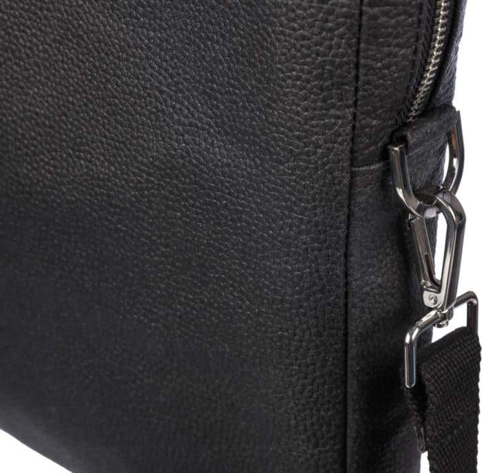 Sacoche pour ordinateur portable Lillian | 2,5 L | Compartiment portable 15" | Cuir végan | Fermeture éclair