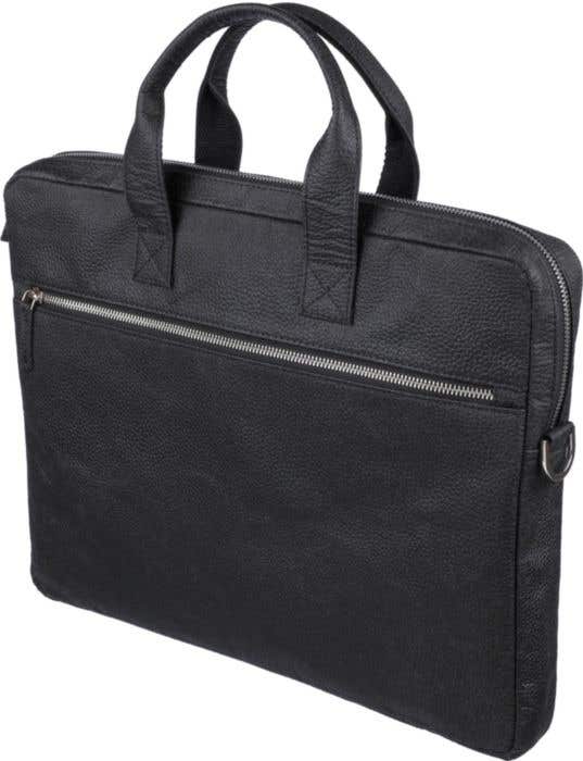 Sacoche pour ordinateur portable Lillian | 2,5 L | Compartiment portable 15" | Cuir végan | Fermeture éclair