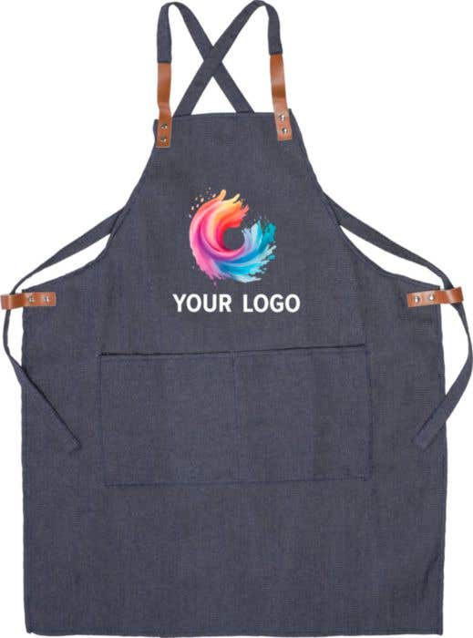 Tablier de cuisine Greg | Denim | 2 poches avant
