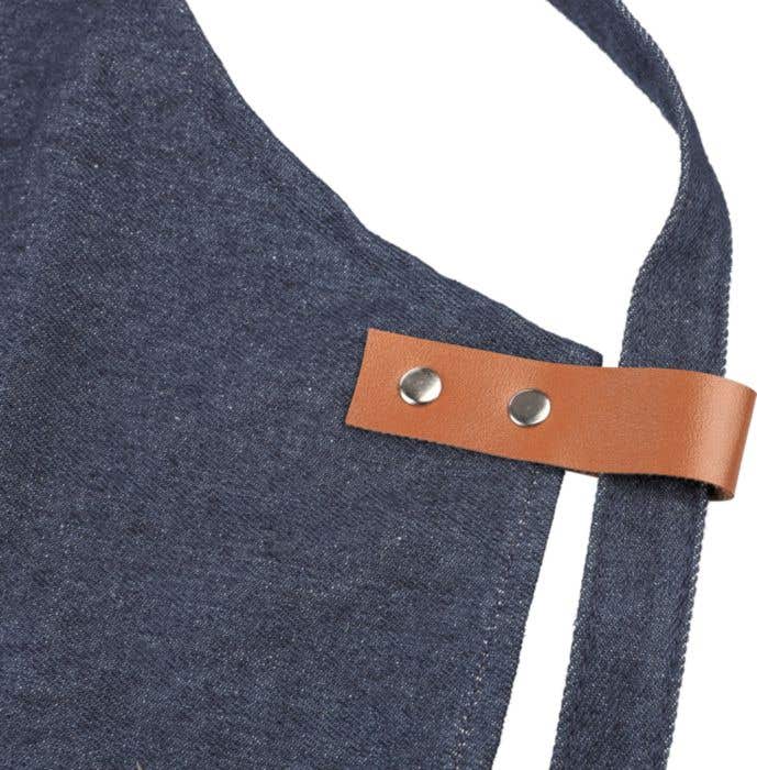 Tablier de cuisine Greg | Denim | 2 poches avant