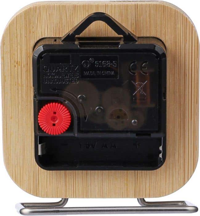 Horloge de bureau Jenny | Bambou | Pile incluse