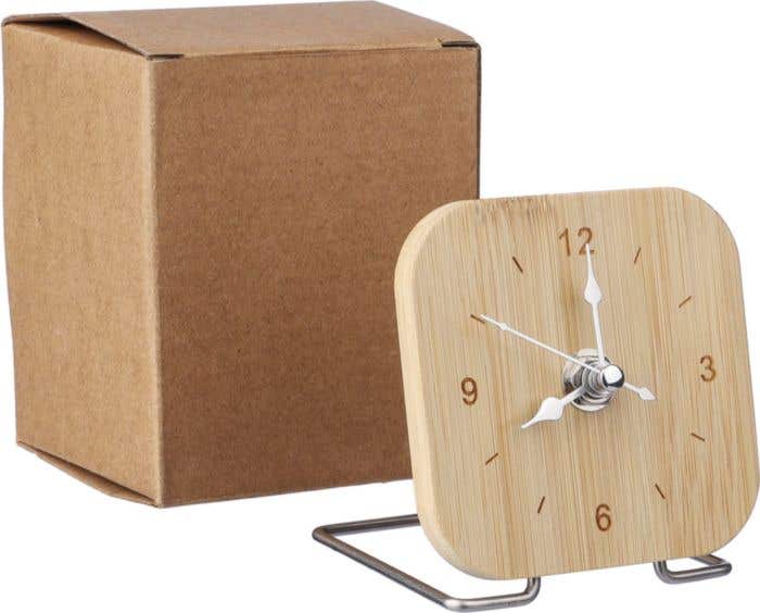 Horloge de bureau Jenny | Bambou | Pile incluse