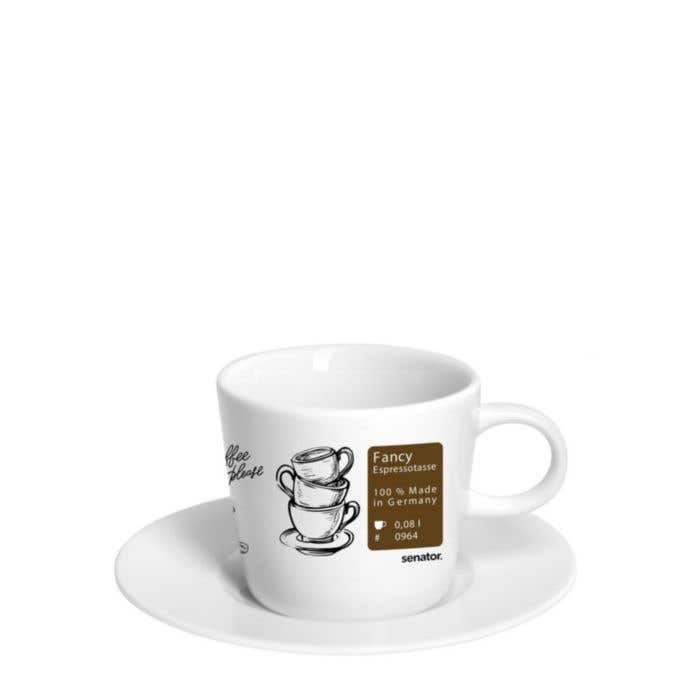 Mug et soucoupe Senator Fancy Espresso 90 ml