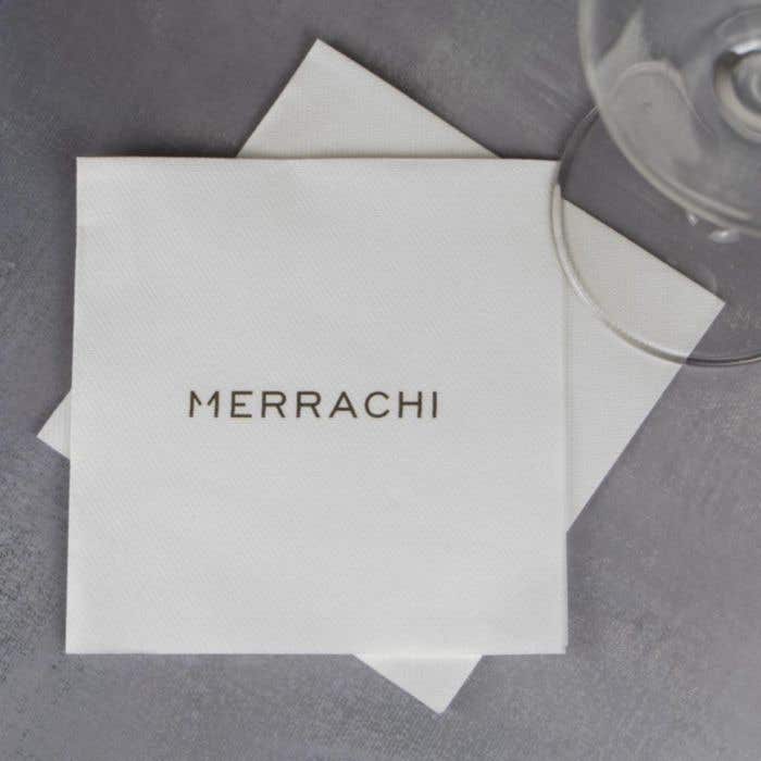 Serviettes Airlaid 24 x 24 cm (12 x 12 cm) 1/4 de pli