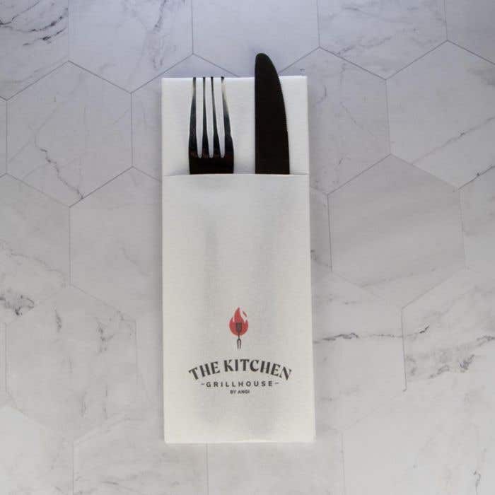 Serviettes à couverts Airlaid 40 x 33 cm cutlery de pli (8.25 x 20 cm) 1/8 de pli