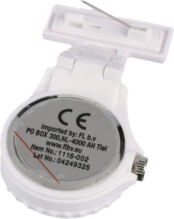 Montre d'infirmière Florence | Lunette rotative | Épingle