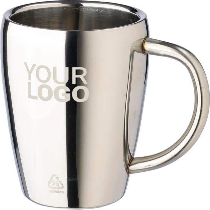 Set de mugs Duothermo | 200 ml | Inox recyclé | Double paroi | 2 pièces