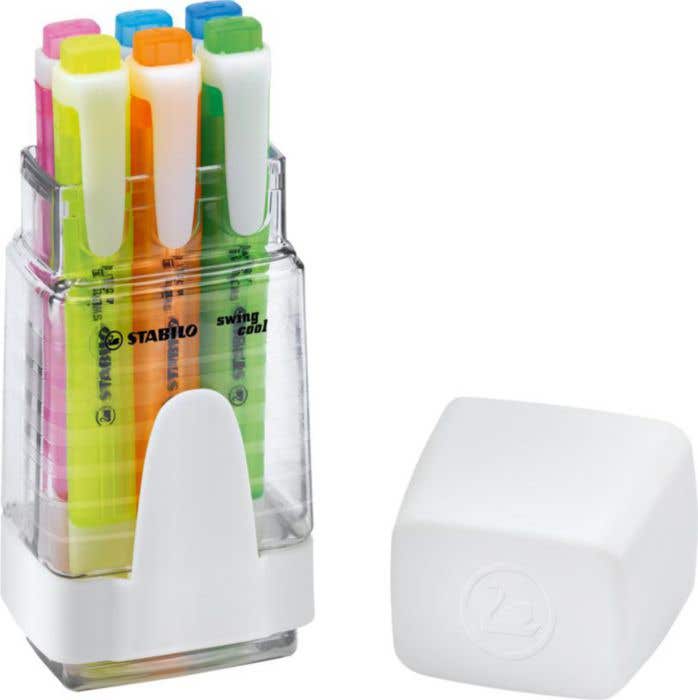Set de surligneurs STABILO Swing Cool Box 6