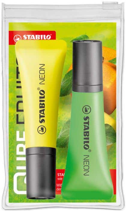 Set de surligneurs STABILO NEON Wallet 2