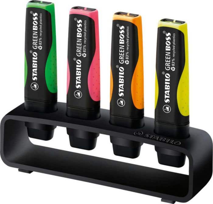 Set de bureau STABILO GREEN BOSS 4