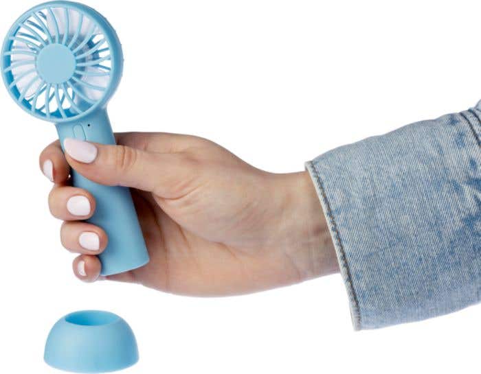 Ventilateur à main Oren | 600 mAh | Trois vitesses | Avec support