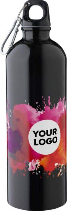 Gourde Emeric | 750 ml | Inox recyclé | Simple paroi | Mousqueton