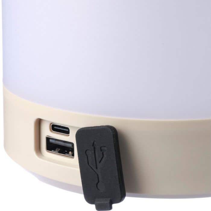 Lampe de camping Duo Araminta | Lampe torche amovible | 8 couleurs de lumière