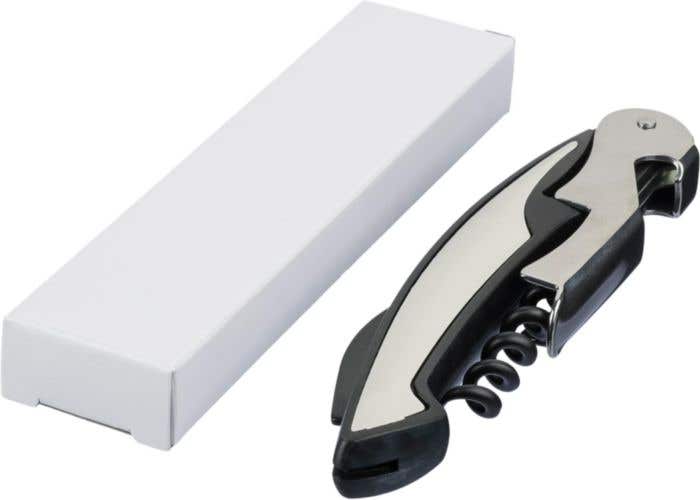 Couteau de sommelier Bourgogne | Inox | Tire-bouchon à 5 spires