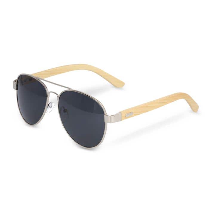 Lunettes de soleil Aviator Bamboo