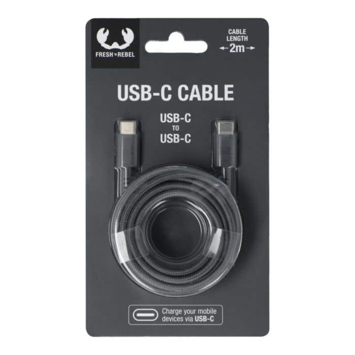 Câble de recharge Fresh 'n Rebel USB-C to USB-C 2m