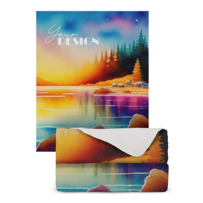 Couverture polaire rPET Sublima 120x150 (250 g/m²)