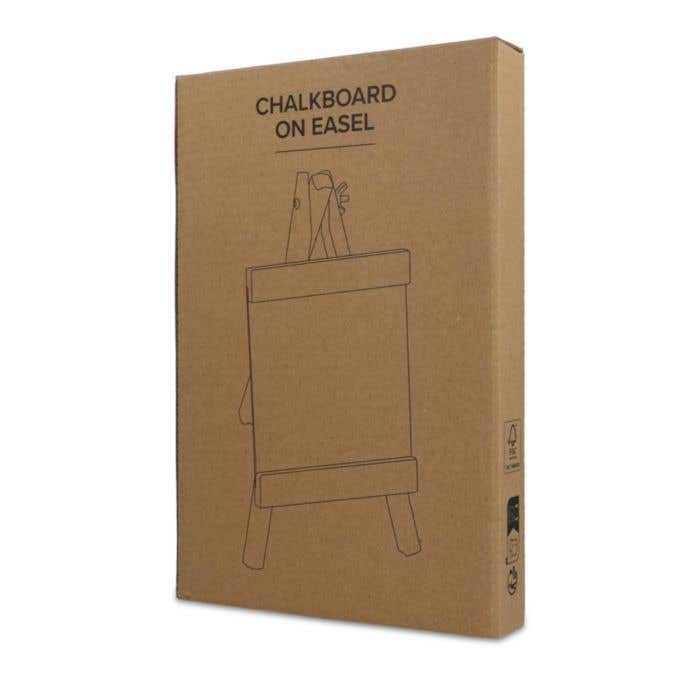 Tableau noir sur chevalet