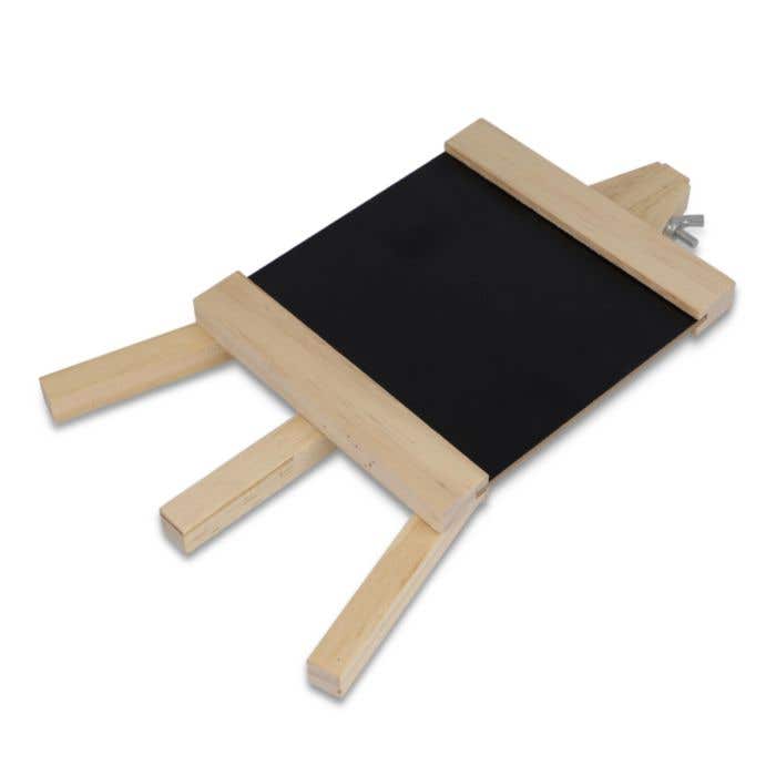 Tableau noir sur chevalet