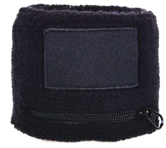 Poignet zippée avec étiquette