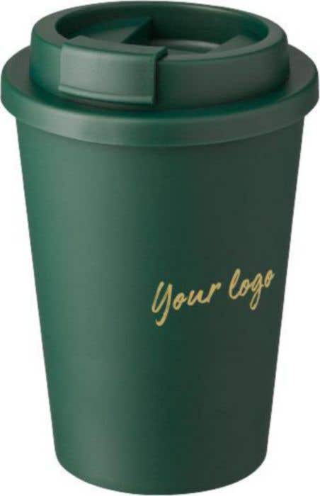 Mug de voyage Gabriela | 350 ml | Couvercle à clip | Monochrome