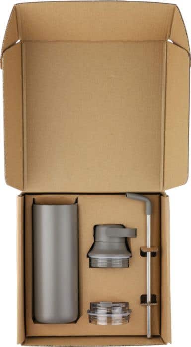 Gourde isotherme à double paroi Omari Giftbox 500 ml