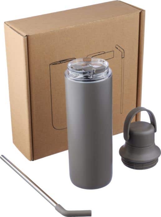 Gourde isotherme à double paroi Omari Giftbox 500 ml