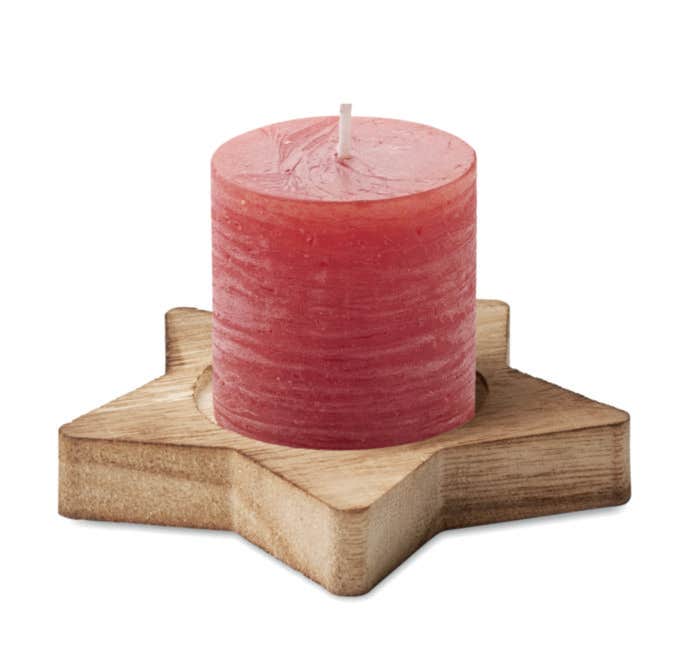 Bougie parfumée avec base Lotus
