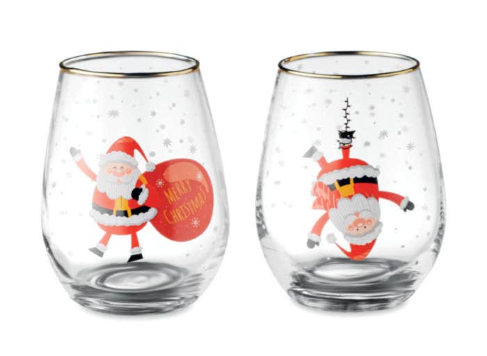 Set de verres Noël - 2x 330 ml