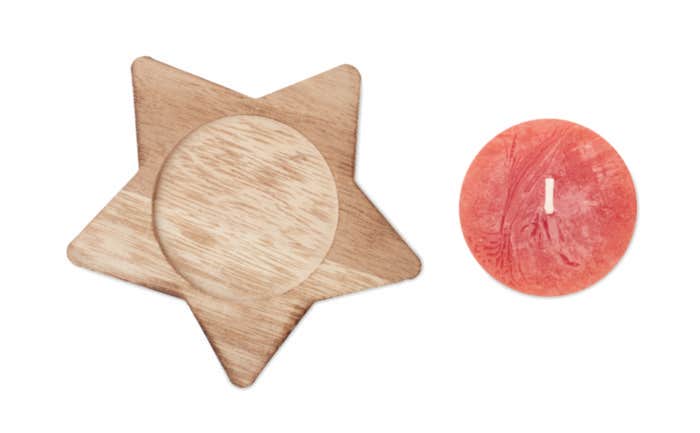 Bougie parfumée avec base Lotus