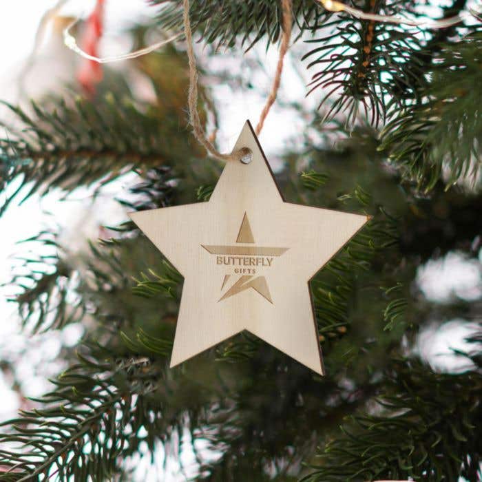 Ornement de Noël en forme d'étoile