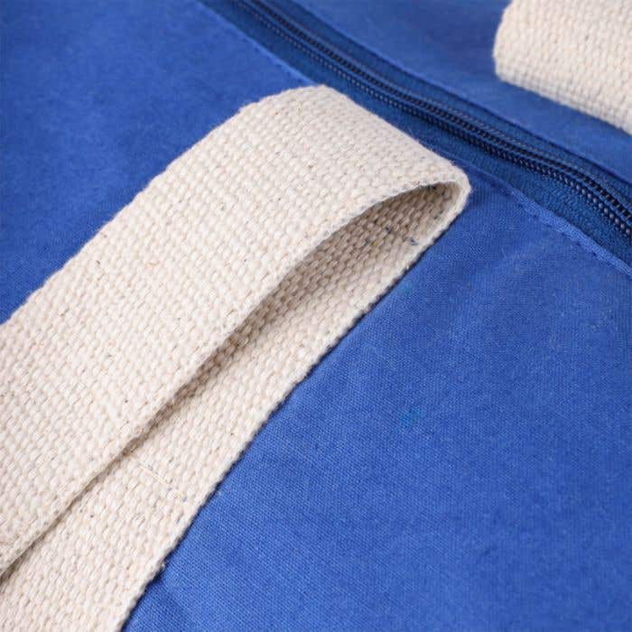 Sac de sport Lobelia Colour | Coton | OEKO-TEX® | Fermeture éclair | Détails beige