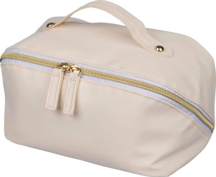 Trousse de toilette Nemesia | 3 L | Recyclée | Poignée | Détails dorés