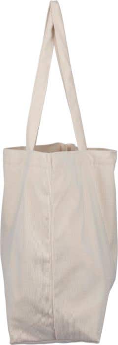 Sac cabas Ovata | 25 L | Tissu côtelé | Longues anses | Compartiment intérieur