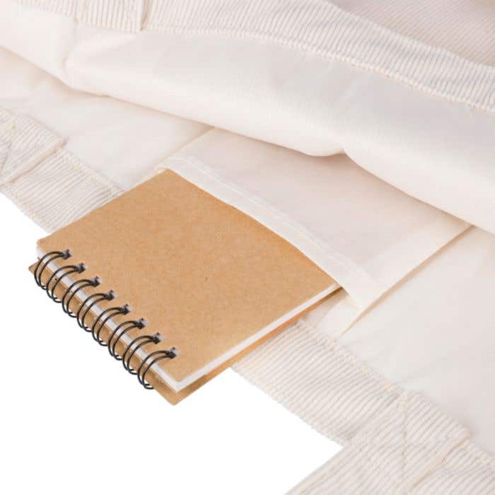 Sac cabas Ovata | 25 L | Tissu côtelé | Longues anses | Compartiment intérieur