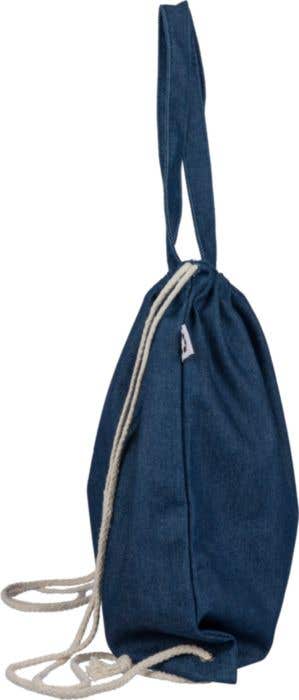 Sac à dos Cordo Parlor | 6,6 L | Denim recyclé | Cordon de serrage | Sac de transport