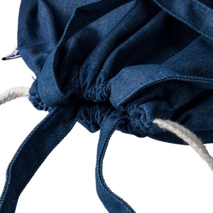 Sac à dos Cordo Parlor | 6,6 L | Denim recyclé | Cordon de serrage | Sac de transport