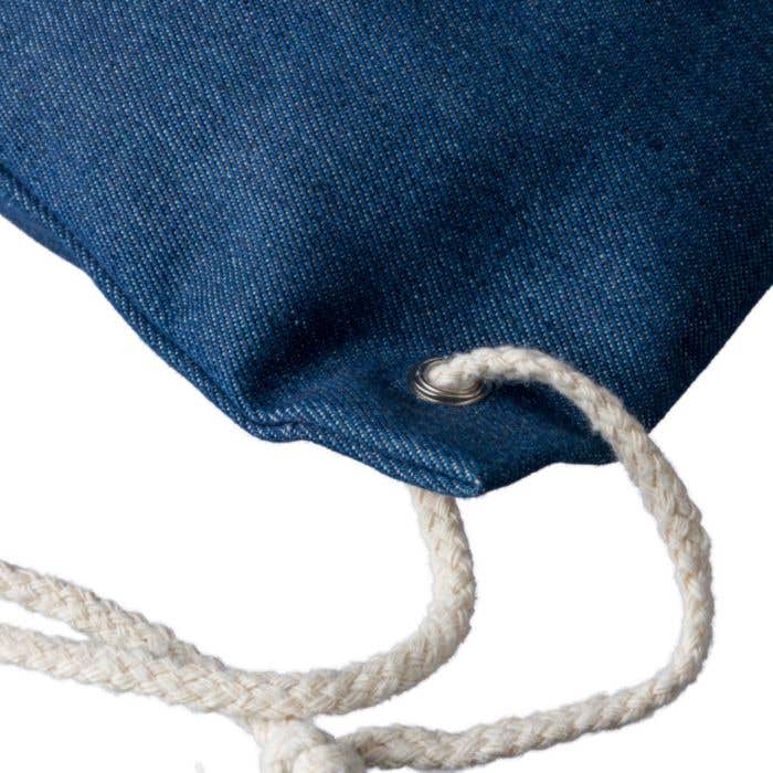 Sac à dos Cordo Parlor | 6,6 L | Denim recyclé | Cordon de serrage | Sac de transport