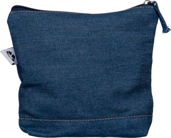 Trousse de toilette Denim Peony | 1,8 L | Denim recyclé | Fermeture éclair