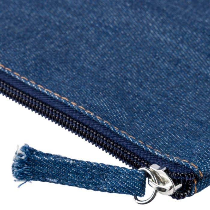 Trousse de toilette Denim Peony | 1,8 L | Denim recyclé | Fermeture éclair