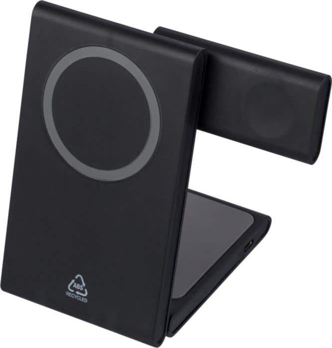 Chargeur sans fil Hyacinth | 15 W | 3-en-1 | Magnétique | Pliable