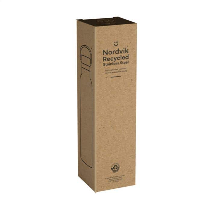 Gourde | Acier inoxydable recyclé | 750 ml | Bouchon en bambou
