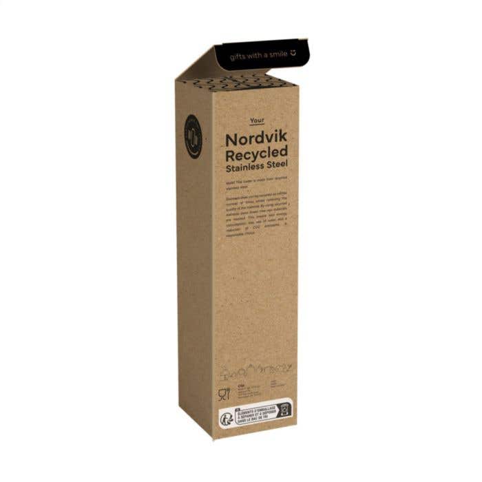 Gourde | Acier inoxydable recyclé | 750 ml | Bouchon en bambou