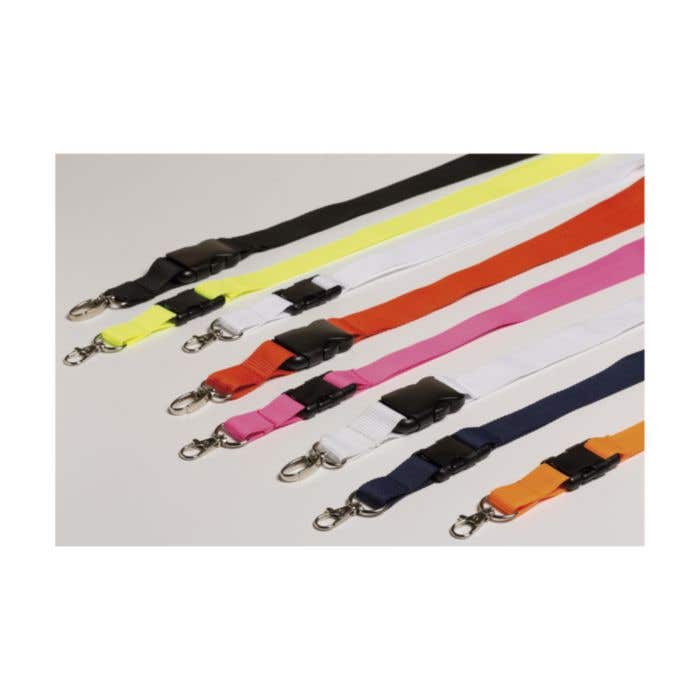 Lanyard | 2 cm | Mousqueton métallique