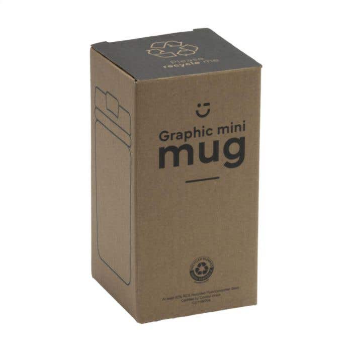 Mug isotherme | Acier inoxydable recyclé | 250 ml | Motif diamant