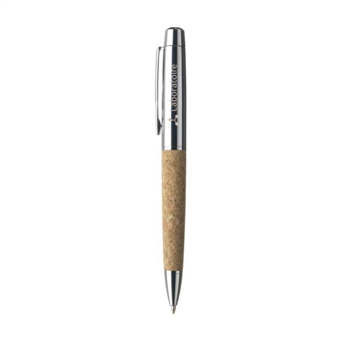 Stylo à bille | Liège | Mécanisme rotatif | Cassette incluse